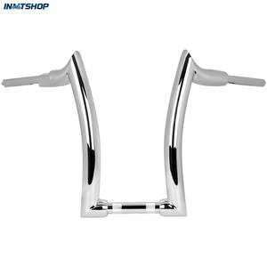 Vente de liquidation de stock australien - Guidons de 14'' et 16'' de haut avec poignées de 2' pour motos <span class=keywords><strong>Harley</strong></span>-<span class=keywords><strong>Davidson</strong></span> - Guidons épaissis à articulation - Product Image 2