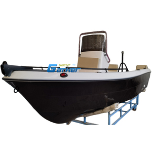 Gather-barco de pesca de 5m, barco de pesca frp, consola central, barco de pesca, precio barato - Product Image 1