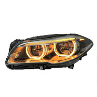 Phare RGB exclusif SJC pour BMW Série 5 F10 F18, feux de jour multicolores, feux de position, ensemble de phares 2010-2017, commande par application