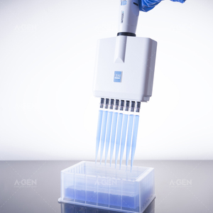Consommables de laboratoire A-GEN, embouts de pipette jetables en PP stériles transparents de 1250uL en emballage en rack, certifiés CE/Rohs pour une utilisation en poste de travail - Product Image 3