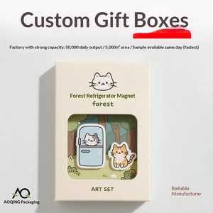 Cajas de Cartón Corrugado y Blanco, Impresas a Color, Personalizadas, para Imanes de Refrigerador - Product Image 4