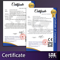 CW LQE BL120FC LED Par Tahan Air IP65 DMX512 FB4 RGBW 120W Aluminium DJ Disko Klub Luar Ruangan Pernikahan Pencahayaan Arsitektural