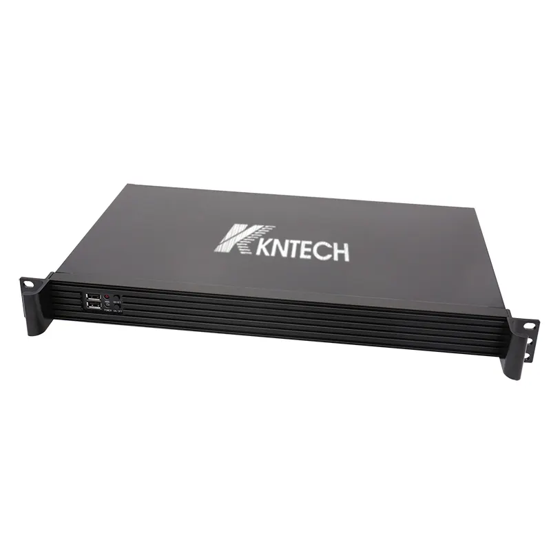 IP PABX sever KNTD-50 100 300 for Voip telephone system SIP Intercom and broadcast SIP Server in Paging system sever manual