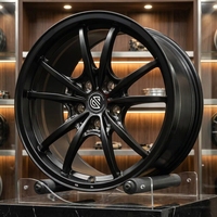 Nouvelles jantes forgées GUDE de dix mille tonnes pour Mercedes Audi, 17-23 pouces, en alliage d'aluminium sur mesure, finition noire 20mm/25mm
