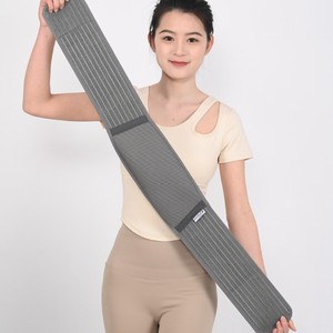 Lumbar Support <b>Belt</b> Gray Breathable Adjustable Wrap Around For Adult S M L XL Spandex Nylon - Product Image 1