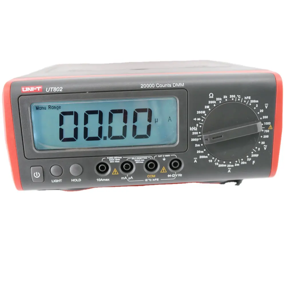 UNI-T Ut802 Bank Type Ac/Dc Digitale Multimeter Test Snelheid 2 ~ 3 Rdgs/S Met Thermometer