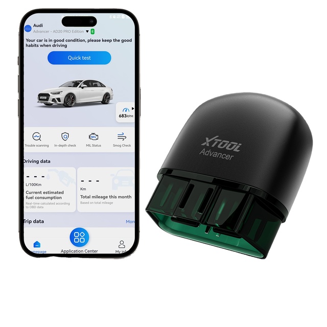 AD20 Obd2 Mini Obd2 Scanner Phone APP Control Obd2 Scanner Lifetime Free Update Vehicle Diagnostic Tool