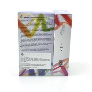 Transparentes <span class=keywords><strong>extra</strong></span> sicheres männliches Kondom mit gepunktetem Design Latex Sexspielzeug <span class=keywords><strong>Pleasure</strong></span> Spike Kondome - Product Image 3