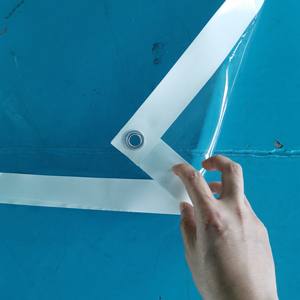 <span class=keywords><strong>Pergola</strong></span> amovible avec parois en PVC transparent, enceintes de patio en PVC transparent, panneaux météo en plastique d'extérieur, rideaux en vinyle transparent - Product Image 4