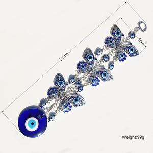 Amuletos de tres mariposas para el mal de ojo, adorno perfecto para decoración de coche/casa/jardín/Patio, protección contra el mal de los celosía - Product Image 2