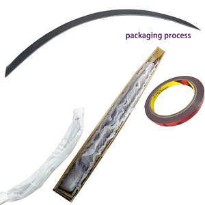 สปอยเลอร์หลังคาร์บอนไฟเบอร์ทรง TS สำหรับรถยนต์รุ่น S ปี 2021-2023 - Product Image 6