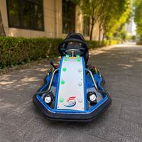 Voiture électrique pour enfants à dérive et pare-chocs, développée en interne, avec éclairage LED et pare-chocs anti-collision, certifiée CE, pour parcs d'attractions, directement de l'usine