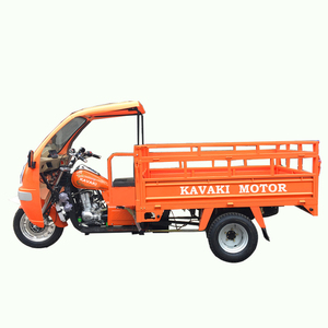 Triciclo de Carga de Tres Ruedas con Motor de Gasolina Nuevo y Usado, con Motor Zongsheng Refrigerado por Agua, Carrocería Abierta, Alta Capacidad - Product Image 1