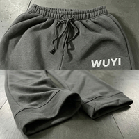 Ensemble de survêtement lourd pour homme tendance avec logo personnalisé WUYI – Sweat à capuche zippé et pantalon de survêtement large – Style Athleisure Vintage en Tech-Fleece