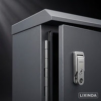 Boîtier de distribution extérieur IP66 en acier, coffret électrique mural OEM