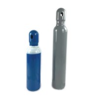 Bouteilles de gaz en acier sans soudure vides pour acétylène/gaz naturel/oxygène/hélium/argon