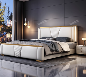 Khung giường cỡ <span class=keywords><strong>King</strong></span> có ngăn chứa đồ, giường Queen, nội thất phòng ngủ - Product Image 4