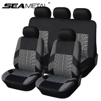 Volledige Set Auto Seat Cover Protector 5 Zetels Voertuig Stof Auto Stoelhoezen