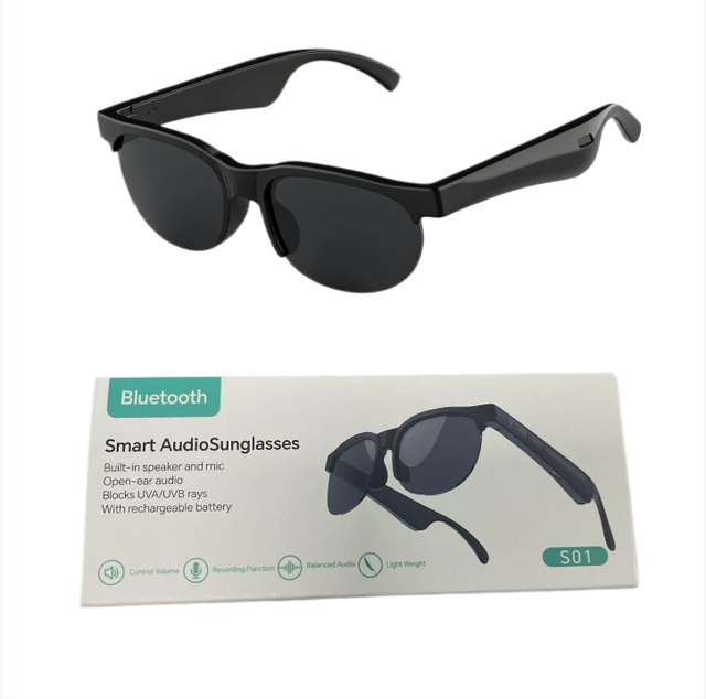 S01 AI Translation Multifunctional Smart Glasses 100mAh Battery for Outdoor Cycling Calls/Music IPX-5