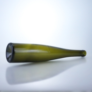 Bouteille de vin Hock en verre vert foncé de 750 ml, vide, style <span class=keywords><strong>Alsace</strong></span>, avec bouchon, vente en gros - Product Image 3