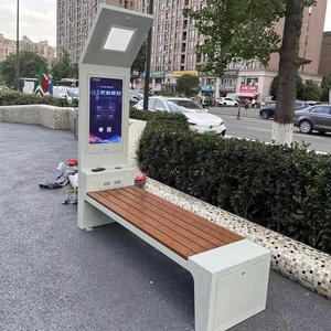 Đồ Nội Thất Ngoài Trời Không Thấm Nước Công Viên Sân Vườn Patio Băng Ghế Thông Minh Năng Lượng Mặt Trời Băng Ghế Dự Bị Ghế Ghế Với Wifi Điện Thoại Di Động Sạc Âm Nhạc Chơi - Product Image 6