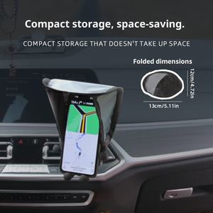 Support de téléphone <span class=keywords><strong>portable</strong></span> <span class=keywords><strong>pour</strong></span> voiture Xiao Xue, version verticale, protection solaire, en ABS, fixation sur tableau de bord, <span class=keywords><strong>bras</strong></span> télescopique réglable - Product Image 4