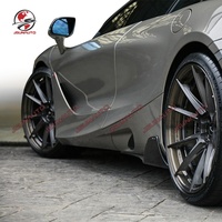 Aile latérale en fibre de carbone style VRS pour McLaren 720S, pièce de modification pour panneau de bas de caisse 720S Spider