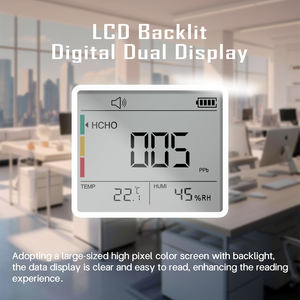 Hcho Monitor เครื่องตรวจจับฟอร์มาลดีไฮด์สำหรับบ้านใหม่ - Product Image 5