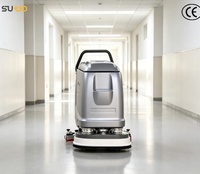 Mesin Scrubber Dryer ST-X40 untuk Koridor Rumah Sakit, Pembersihan Lantai Keras Profesional CE