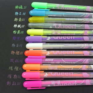 Grosir Pastel Gel Pena Hitam Kertas Warna Putih Susu Gel Pena untuk Menggambar - Product Image 3