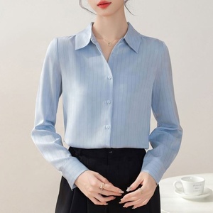 Áo sơ mi sọc đen hàng đầu mới về hàng mới - Product Image 2