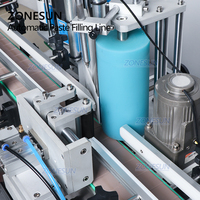 ZONESUN ZS-FAL180C8 Bureau Double Tête Pompe À Piston Pâte Machine à Capsuler Et à Étiqueter Ligne