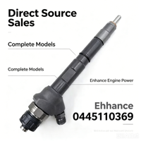 Injecteur diesel 0445110369 pour injecteur diesel haute pression Common Rail BOSH 0445110646 Pièces de moteur diesel 0445110369