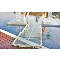 Claro de vidrio acrílico de plataforma portátil de baile a la venta