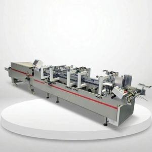 Mini-650G Small Automatic Lock Bottom <b>Box</b> Folder Gluer <b>Machine</b> <b>Box</b> <b>Making</b> <b>Electric</b> High-Speed 250M/min Cold Glue Wood Packaging - Product Image 2