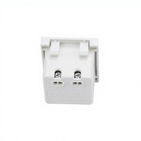 Module de chargeur USB en plastique USB-A USB-C double port certifié CE RoHS pour prise murale, hôtel, panneau de prise domestique