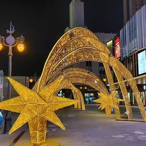 Escultura de cabeza de puerta grande de acero inoxidable hecha a medida, estructura metálica de acero, fibra de vidrio, diseño creativo de dibujos animados, adorno decorativo de 1m x - Product Image 5