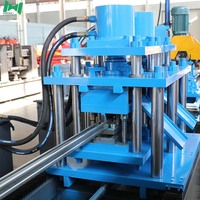 Machine de formage de panneaux solaires PLC, puissance 11kW*2, tension 380V, vitesse 10-15m/min, utilisation facile pour système solaire