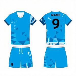 เสื้อกีฬาวอลเลย์บอลสีน้ำเงินแบบทางการ ดีไซน์ซับลิเมชั่นคุณภาพสูง แฟชั่นทันสมัย - Product Image 3