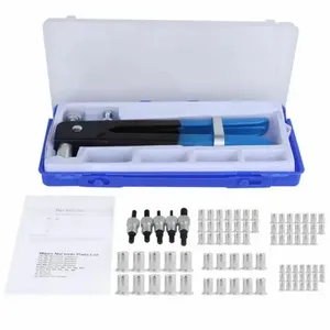 Factory directly sale 86pc M3-M8 nuts manual rivet hand tool set wrench kit