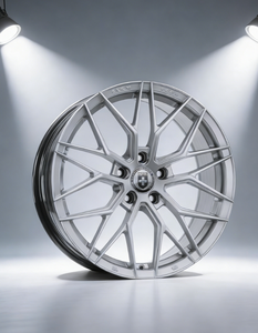 Nuevas llantas de aleación de aluminio 16X7.0 compactas/mediana para coches franceses, diseño multirradio, con recubrimiento plateado electrochapado, construcción de fundición 3. - Product Image 2