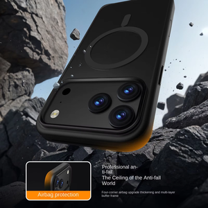 2025 Mới Phát Hành Mượt Cảm Ứng Matte Bìa Chống Sốc Từ Trường Hợp Kim Loại Nút <span class=keywords><strong>iPhone</strong></span> 17 Pro Bảo Vệ Trường Hợp - Product Image 4