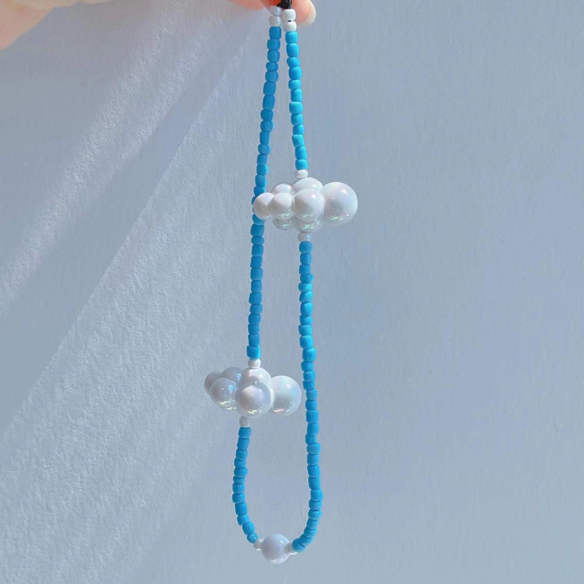 Cloud Blue Mobile Phone Chain