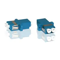 Acoplador de Fibra Óptica de Cerámica de Baja Pérdida, Monomodo (OS2/OS1), Azul DLC LC, de Alta Precisión Profesional para FTTH
