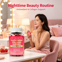 Complément alimentaire à base de pectine, collagène hydrolysé, vitamine C, saveur cerise, glutathion, gommes au collagène