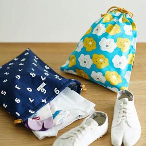 Wholesale Custom Personalized Organic Cotton Canvas Dust Bags Gift Bag Drawstring Bag With Double <b>String</b> - Product Image 6