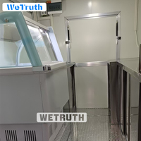 Wetruth Chariot à desserts, Churros, Glaces, Service de restauration de rue, Food Truck homologué DOT, pour la vente de produits sucrés, snacks, bonbons, chips et autres aliments