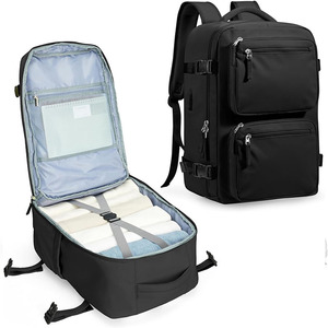Custom Large Capacity Multifunctional Men's Laptop <b>Backpack</b> Business Casual Cross-body Style Shoulder <b>Strap</b> Casual Professional - Product Image 6