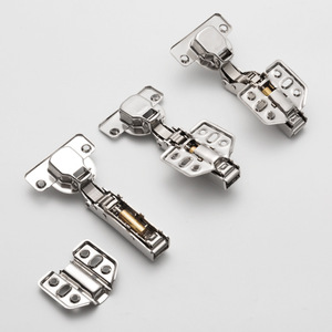Furniture <b>Hinge</b> 2 Mm Thick 40Mm Cup Full Mortise <b>Soft</b> <b>Closing</b> <b>Cabinet</b> Door Hardware Stainless Steel Minimalist Design - Product Image 1
