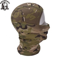 Masque de combat camouflage intégral, masque tactique respirant, protection camouflage, chasse, CS, balaclava thermique personnalisée